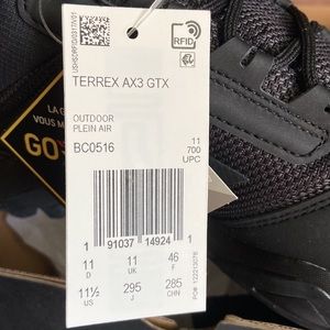 Mens Adidas Terrex AX3 GTX shoes